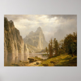 Poster Rio Merced, Vale do Yosemite 1866 - Cartaz