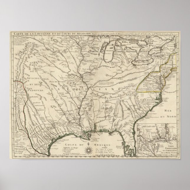 Póster Rio Mississippi (Frente)