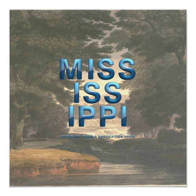 Póster Rio Nacional ABH Mississippi (Frente)