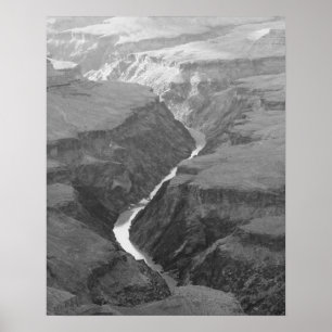 Poster Rio Negro e Branco Colorado Correndo 16x20