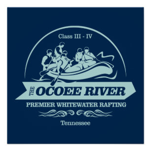 Póster Rio Ocoee (rafting2)