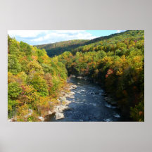 Rio Ohiopyle no Outono I Pensilvânia Outono