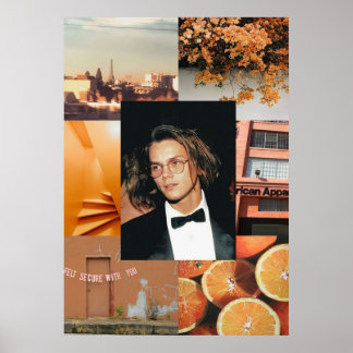 Poster Rio Phoenix Orange Aestético