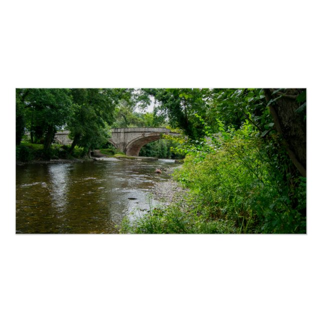 Póster Rio Sereno Elwy & Bridge St. Asaph (Frente)