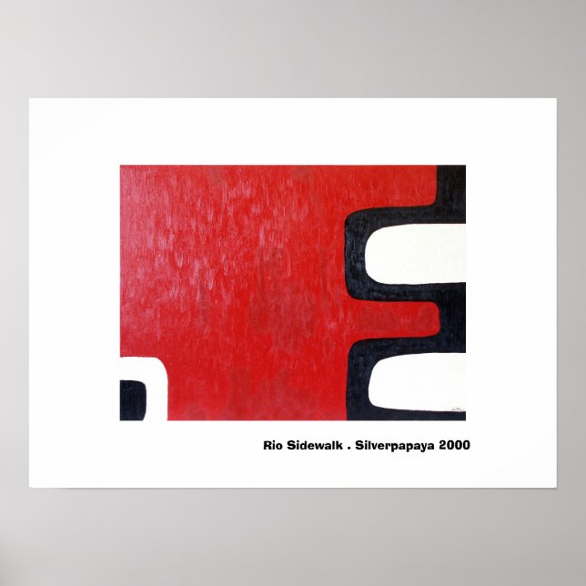 Póster Rio Sidewalk. Silverpapaya 2000 (Frente)