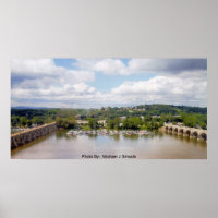 Rio Susquehanna, com aparência superior