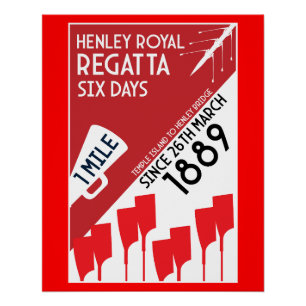 Póster Rio Thames Regatta