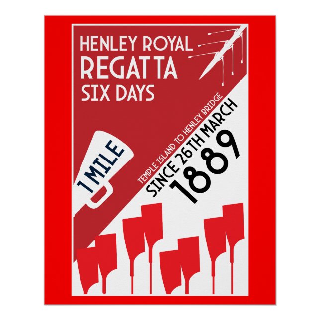 Póster Rio Thames Regatta (Frente)