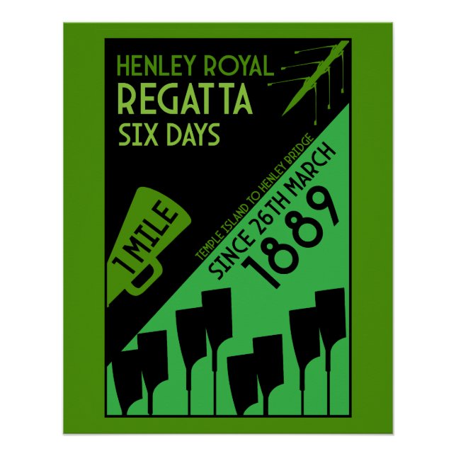 Póster Rio Thames Regatta (Frente)