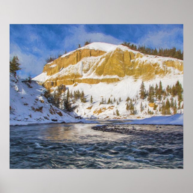 Poster Rio Yellowstone (Frente)