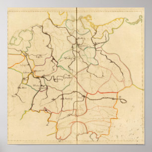 Poster Rios e Vales da Alemanha