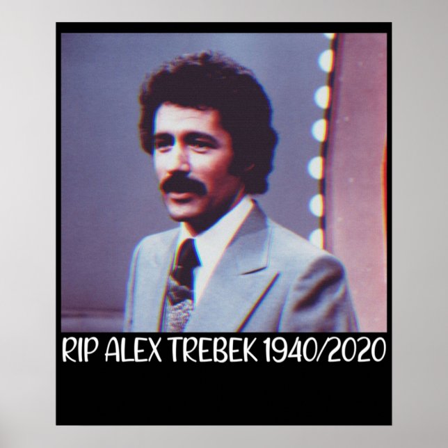Poster rip alex trebek (Frente)