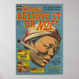 Poster Ripleys acreditam ou não no último número 003 segu