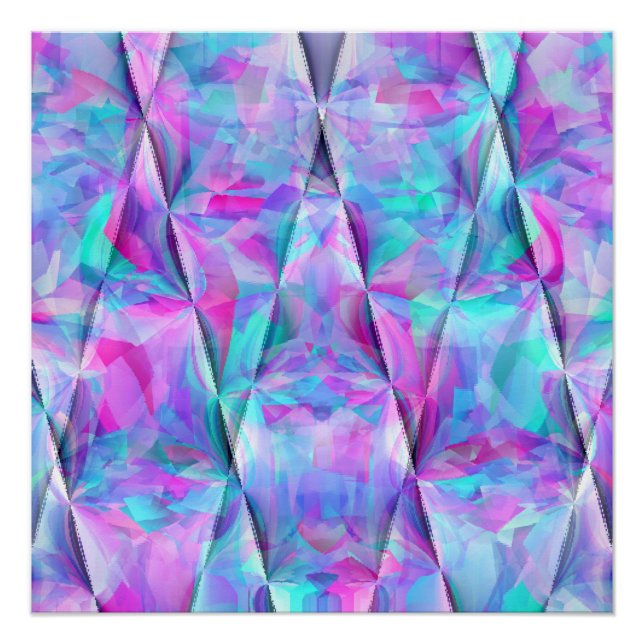 Póster Ripples Geométrico. (Frente)