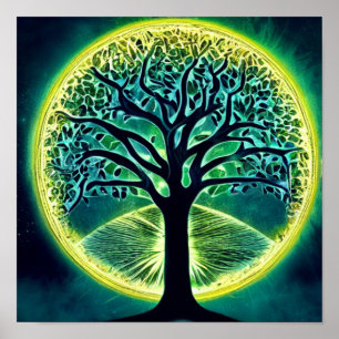 Poster Risen Tree of Life