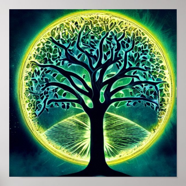 Poster Risen Tree of Life (Frente)