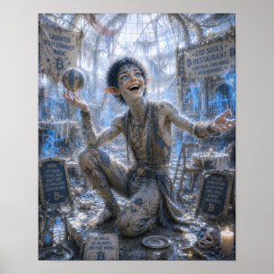 Poster Riso Alegre / Acrobata de Circo / Restaurante