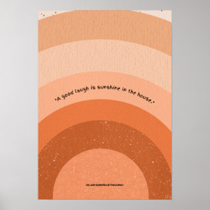 Poster Risos Radiantes: Trazendo o Sol para Casa