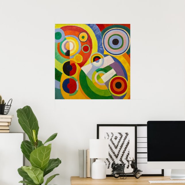 Poster Ritmo, Alegria de Viver | Robert Delaunay | (Escritório em casa)