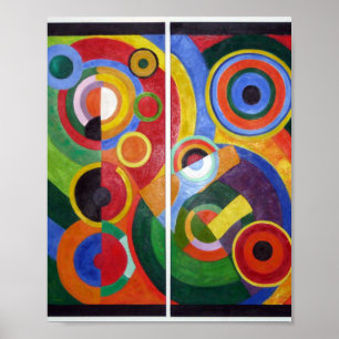 Poster Ritmo de Robert Delaunay
