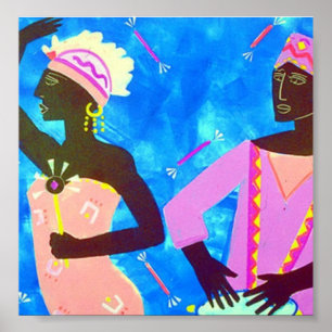 Póster Ritmo e raizes