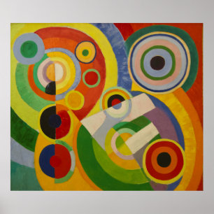 Póster Ritmo Joie de vivre por Robert Delaunay 1930