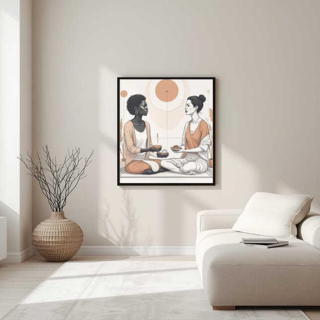 Poster Ritmo Natural – Composição Tom Terra V (Criador carregado)