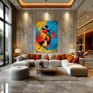 Poster Ritmo Orbital – Geométrico Abstrato Moderno