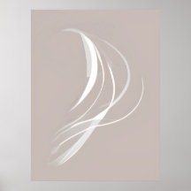 "Ritmos Tranquilo" | Linhas brancas de Abstrato