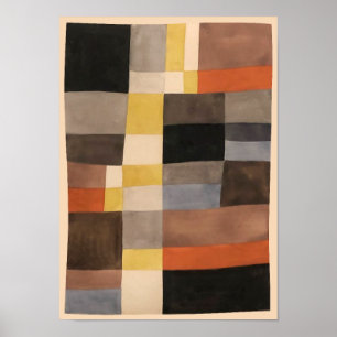 Poster Ritmos Vertical-Horizontais Sophie Taeuber-Arp