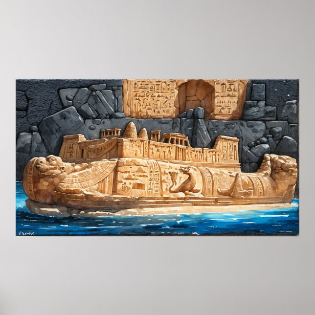 Poster Ritos Fúnebres dos Faraós (Frente)