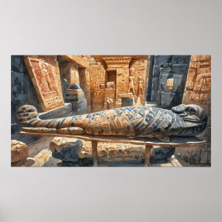 Poster Ritos Fúnebres dos Faraós