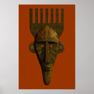 Poster Ritual African Mask