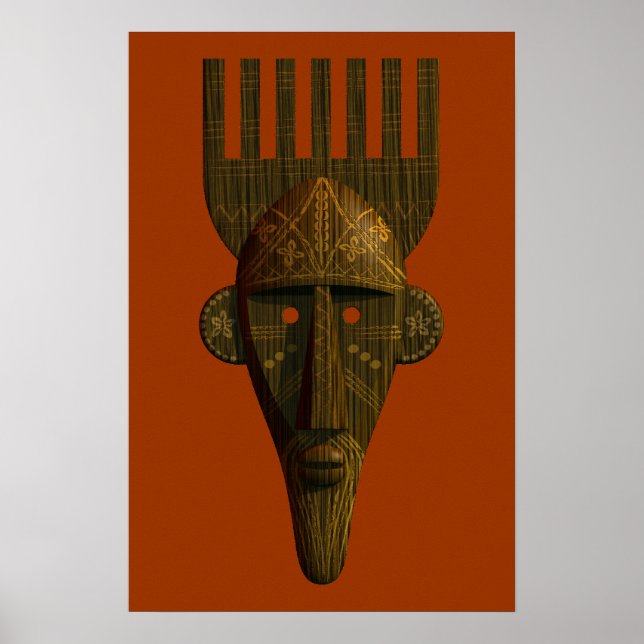 Poster Ritual African Mask (Frente)