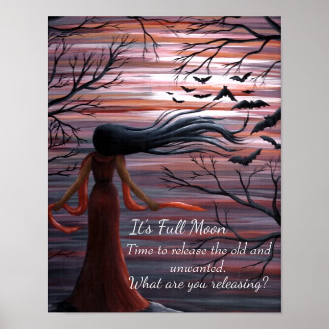 Poster Ritual da Lua Cheia (Frente)