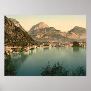 Poster Riva del Garda Eu, Trentino-Alto Adige, Italia