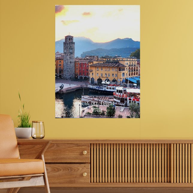 Poster Riva del Garda Itália (Sala de Estar 2)