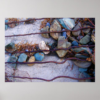 Poster River Rock Composition