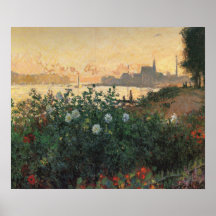 Riverbank Flor, Argenteuil - Claude Monet