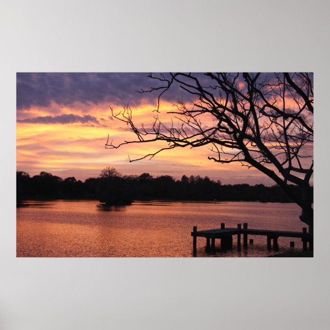 Póster Riverhills Sunset (Frente)