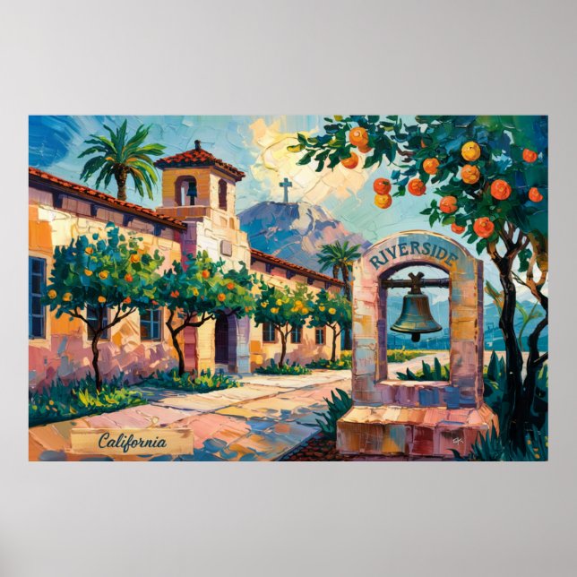 Poster Riverside California (Frente)
