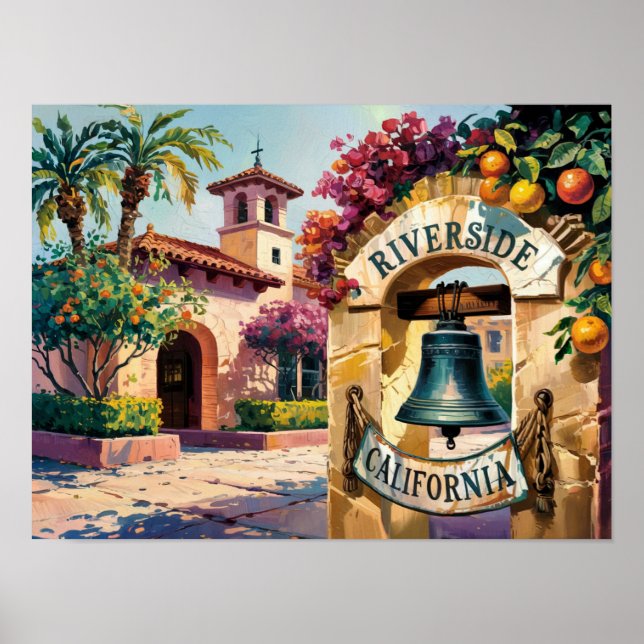 Poster Riverside California (Frente)