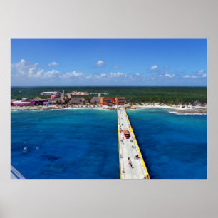 Póster Riviera mexicana