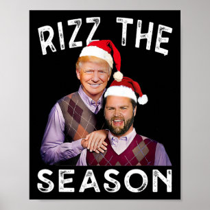 Poster Rizz A Época Engraçado Trump Papais noeis De Natal