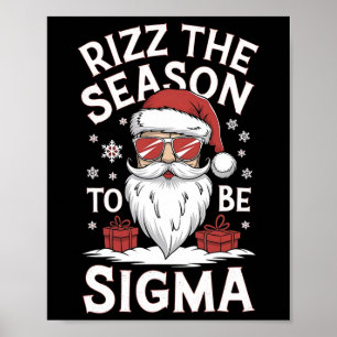 Poster Rizz A Temporada Para Ser Sigma Geração Alpha Meme