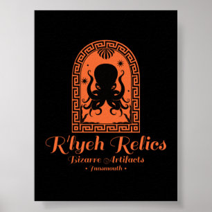 Poster R'lyeh Relics Innsmouth Antiques