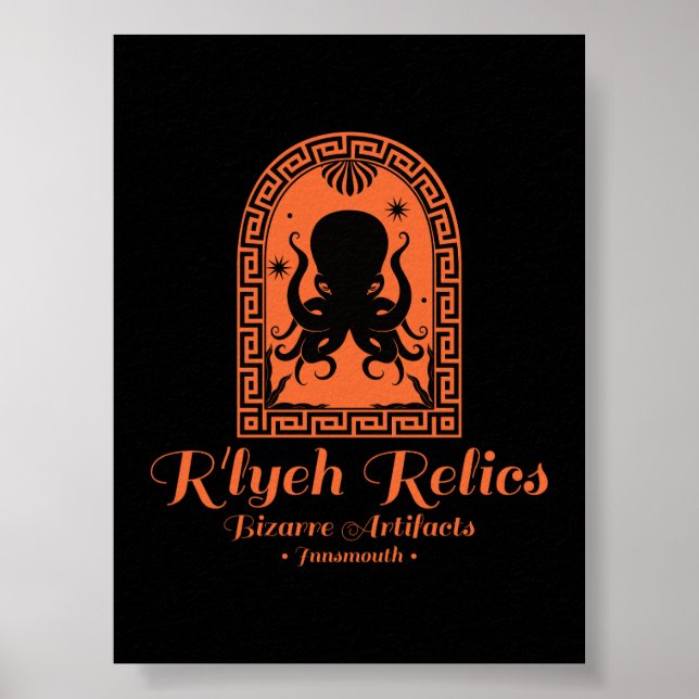 Poster R'lyeh Relics Innsmouth Antiques (Frente)