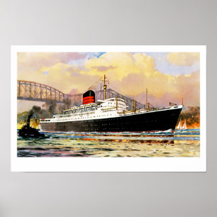 Póster RMS Saxonia