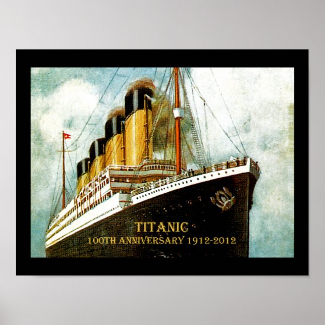 Póster RMS Titanic 100º Aniversário (Frente)