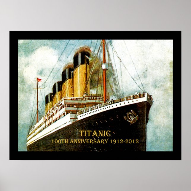 Poster RMS Titanic 100º Aniversário (Frente)